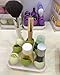 Multi-functional Colorful Leaf Makeup Cosmetic Lipstick Liner Brush Home Fragrance Oil Dried Potpourri Scent Air Freshener Travel Toothbrush Clip Holder Organizer Storage Display Stand (Green)