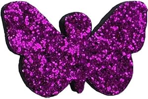 Aerialballs Electric Purple Glitter Butterfly Car Aerial Ball Antenna Topper (one P&P charge no matter how many items you buy from