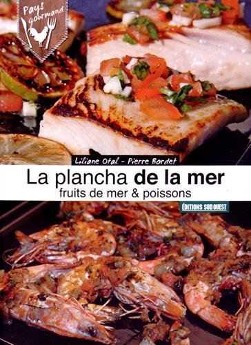 Plancha de la mer, poissons, coquillages  &  crustacés