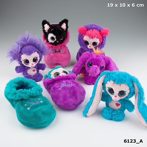 Preisvergleich Produktbild Minimoomis Plüsch im Schlafsack-farbl. sortiert