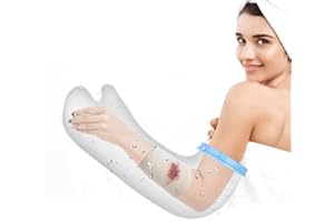 SUPERNIGHT Cubiertas impermeables del molde del medio brazo para el codo de la ducha, la mano y la muñeca