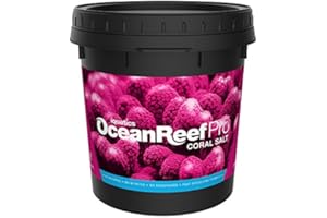 iQuatics Ocean Reef Pro Marine Saltwater Coral Premium Aquarium Salt Bucket - 20KG