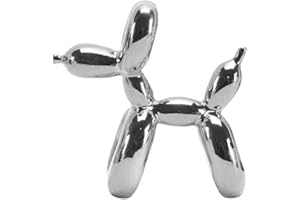 Moaobooh Scultura a forma di cane, in resina, decorazione per la casa