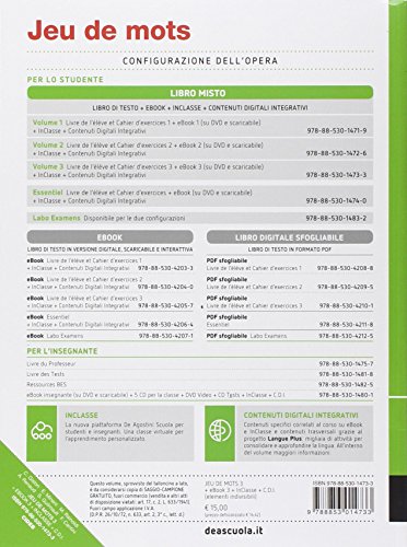 Jeu de mots. Livre de l'élève et cahier. Per la Scuola media. Con e-book. Con espansione online