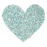 Crocon 1lb Crushed Amazonite Chips Bulk Stone 2000+ Carats Natural Quartz Pieces Irregular Shape Gemstone Tumbling Cabbing Gem Mining Chakra Balancing Reiki And Crystal Healing Home Office Décor