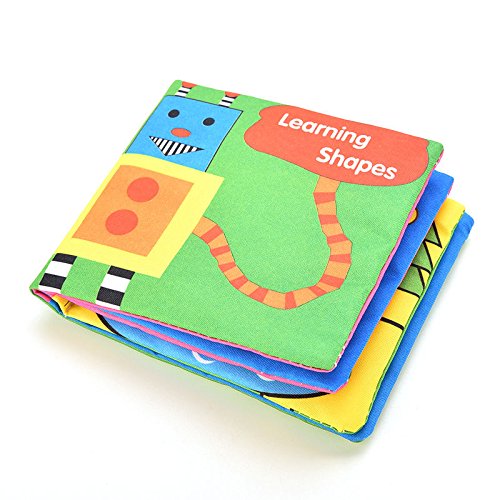 BESTIM INCUK Soft Cloth Baby Books-Bright Color Pictures for Boys or Girls-visual Learning,expression Keepsake