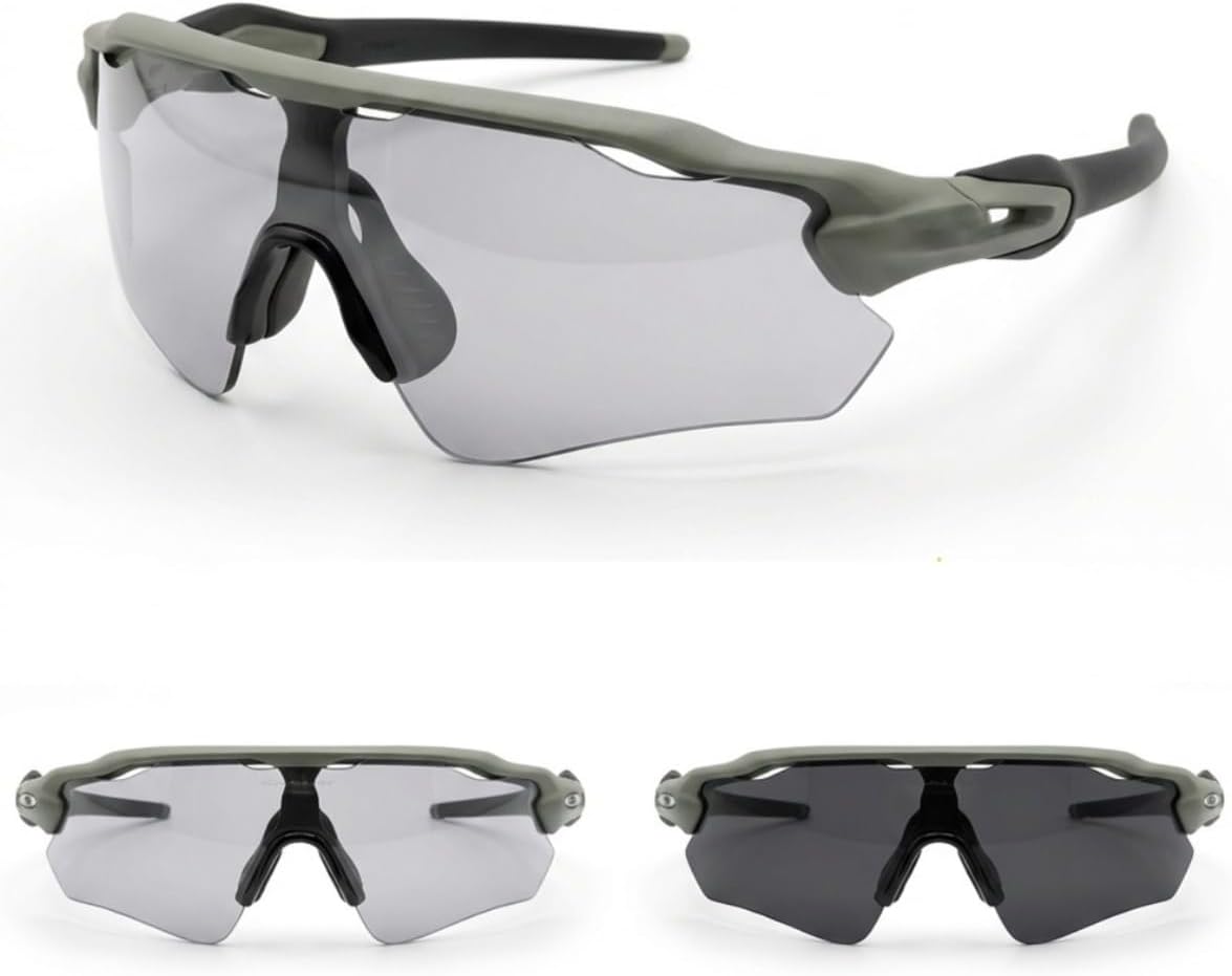 Gafas Ciclismo Fotocromaticas UV400 – Gafas Deportivas para Ciclismo Carretera, MTB y Gravel, Lente Adaptativa Antideslumbrante, Ultraligeras con Ajuste Cómodo, Gafas Ciclismo Hombre Mujer. Cat 2