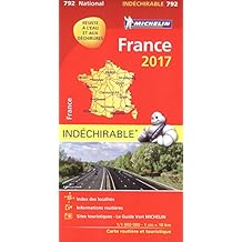 Carte France Indéchirable Michelin 2017