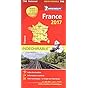 Carte France Indéchirable Michelin 2017