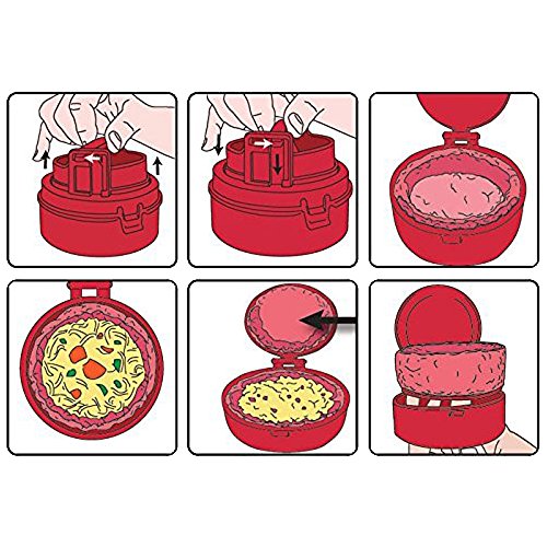 RotSale® 1x XXL Hamburger Press Burger Hersteller Grill BBQ Party Hersteller Hamburgerpresse - 3