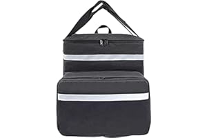 Gralara Große, auslaufsichere, wasserdichte Liefertasche, Lebensmitteltasche, isolierter Lebensmittel-Lieferrucksack, wasserd