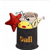 Kediler İ&ccedil;in Yumuşak Peluş ve Kumaş Oyuncaklar, Set halinde i&ccedil;erisinde ses ve kedi naneli, Stres atma, Diş kaşıma,Eğlenceli v