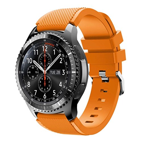 Gosuper Suave Correa de Silicona Deportiva de Repuesto para Samsung Gear S3 Frontier/S3 Classic/Galaxy Watch 46mm