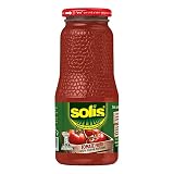 Solís en frasco de cristal reciclable