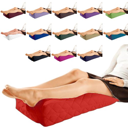 Türkisblau 100% Baumwolltwill Konturiert Orthopädisch Bein Hebel Schaum Kissen Fußstütze Kissen Bett Keil Unterstützung - 4