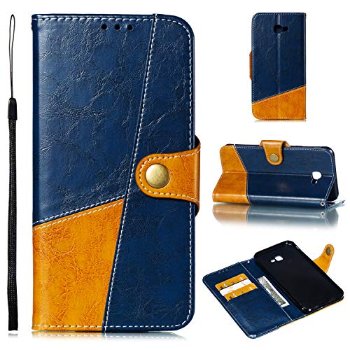 Preisvergleich Produktbild Handyhülle Galaxy J4 Plus (2018) Ledertasche / Hülle. hochwertiges Leder mit Standfunktion und Bargeld- / Visitenkartenslot (S) (4)