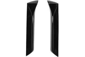 OTUFAN for SEAT LEon MK3/4 Rear Window Side Splitter Wing Trim Car Exterior Facelift Upgrade Accessories Replacement for SEAT LEon 5F FR Mk3/4(Glossy Black)
