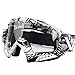 Produktbild calistouk Off Road Riding Motorrad Bike Schmutz Brillen winddicht beliebtes Fresh Roman QL036-Transprant