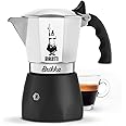 Bialetti New Brikka Aluminium Coffee Maker with Double Cream 4 Cups