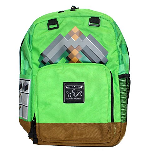 Preisvergleich Produktbild J!NX Mojang Minecraft Rucksack 45cm Creeper (Grün 2)