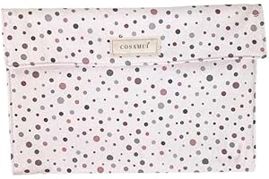 COSAMUI Portadocumentos para bebé para Cartilla Sanitaria - Regalo Bebe Recien Nacido Niño o Niña - Porta Documentos para Bebes para Bolso Carro Bebe (Confeti)