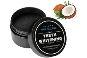 LUCKKY Natural Charcoal Teeth Whitening Powder,Natürliche Aktivkohle Pulver Zahnaufhellung,Zahnaufhellung & Zahnreinigung Pulver,Zahnreinigung für Weiße Zähne,Entfernung von Zahnflecken,Erfrischender Atem