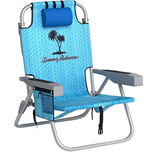 Asequible Silla de jardín, patio, playa Tommy Bahama con mochila
trasera Revisión
