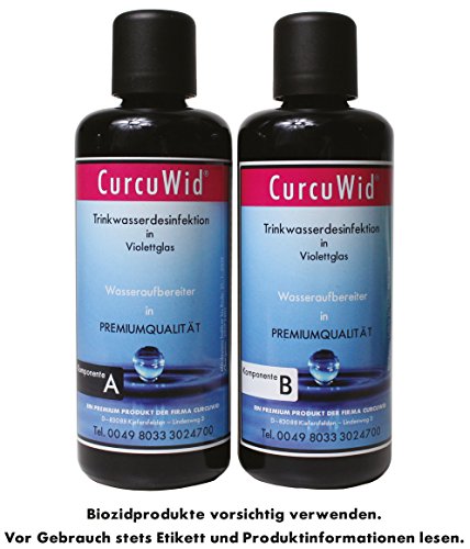 Natriumchlorit 25% + Salzsäure 4% Set 2x100ml zum Mega-Preis! In hochwertiger Violettglasflasche!