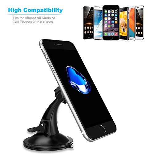 Supporto Auto Smartphone, CHOETECH Supporto Auto Universale per Cruscotto e Parabrezza Auto Rotazione 360Â° Supporto a Ventosa per iPhone 7, Samsung Galaxy S7/S6, Nexus, Moto, LG, HTC e altri