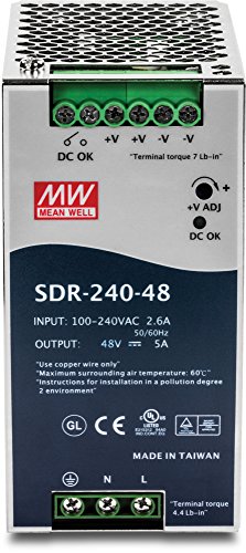 Trendnet TI-S24048 DIN Rail Stromversorgung für TI-PG80 48V 240W - 3