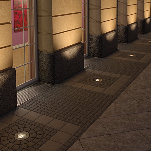 parlat LED Boden-Einbauleuchte für außen, schwenkbar, warm-weiß, IP67, 230V, 155mm Ø - 5