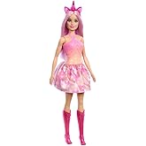 Lalka Barbie Jednorożec, r&oacute;żowy str&oacute;j