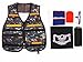 Produktbild JZK® 6 in 1 Taktische Westenjacke + 20 Darts + Brille + 2 x 5 Darts und 11 Darts Zeitschrift Clip + Gesichtsmaske für Nerf Spielzeugpistole n-strike Elite-Serie (Camouflage Weste + Darts + Brille + 2 Zeitschriften + Maske) (6 in 1, Camouflage weste)