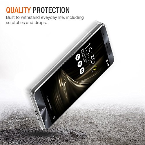 Asus Zenfone 3 Deluxe ZS570KL 5 7   Funda  iVoler TPU Silicona Case Cover Dura Parachoques Carcasa Funda Bumper para Asus Zenfone 3 Deluxe ZS570KL 5 7     Ultra-delgado   Shock-Absorci  n   Anti-Ara  azos   Transparente - Garant  a Incondicional de 18 Meses
