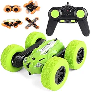 Incarnation R.C. Stunt Car 4W.D 2.4G.Hz Double Sided Rotating 360 Degree Flips Vehicles Drift High Speed Road Stunt car Truck Toys for 3-12 Year Old Boy Girls Birthday Gifts Plastic(Color May Vary)