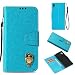 Produktbild SONY XA1 Hülle,Alfort SONY XA1 Schutzhülle, Simulations-Retro-Ledertasche Flip Wallet Lederhülle Elegant Design Premium PU Leder Hohe Qualität Tasche Case Cover Kasten Abdeckung Wallet für SONY XA1 Smartphone Funktion Standfunktion Unterstützte Telefone und Magnetverschluss ( Himmelblau )