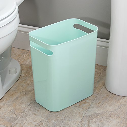 InterDesign 93190EU Una Papierkorb, 30,5 cm, mint - 2
