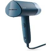 PHILIPS 3000 Serisi Elde Taşınabilir Buharlı Pişirici, Kompakt ve Katlanabilir, 30 Saniyede Kullanıma Hazır, 1000W, 20g/dk'ya