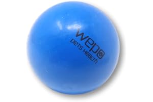 WEPO Pelota de caucho natural Ø 6 cm azul – Perros Training – Bounce Ball – Pelota de lanzamiento para perros – Juguete para perros para cachorros, perros grandes y pequeños