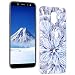 Produktbild Hülle Galaxy A6 Dünn, Handyhülle Galaxy A6 Blumen, Muster Weich Silikon Hülle Thin Slim Bumper Case Cover Stossfeste Handytasche Soft Anti-Rutsch Schutzhülle Schale Handycover für Samsung Galaxy A6