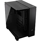 CORSAIR 6500X Mid-Tower ATX Dual Chamber PC Case – Panoramic Tempered Glass – Reverse Connection Motherboard Compatible – No 