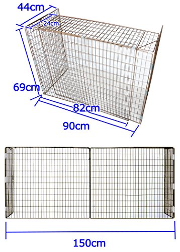Greenbay Extending Woodburner Fire Guard Screen Fireguard Fireplace Place Guard Nursery Child Safe Khaki Brown