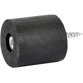 X-Perk Table Chair Furniture Sofa Foot Riser 6-Piece 25mm Black