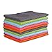 Produktbild Relaxdays Mikrofasertücher 10er Set, 40x30 cm, saugfähiges Microfaseruch, Allzweckreinigung, Waschbar, Weich, Bunt