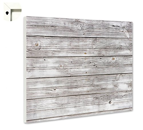 Magnettafel Pinnwand mit Motiv Muster Holz Vintage Größe 60 x 40 cm