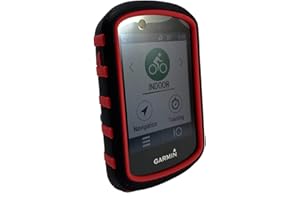 TUFF LUV Mega Doppel Dual Layer Doppel Schutzhülle für Garmin Edge 830 - Schwarz/Rot