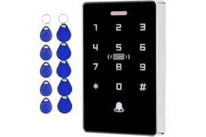 FTes RFKits IP68 Wetterfestes NFC-Zugangskontrollsystem, kompatibel mit 10.000 Benutzern, Hintergrundbeleuchtung, Touchpad