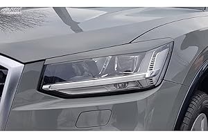 RDX Racedesign Scheinwerferblenden kompatibel mit Audi Q2 (GA) 2016- (ABS)