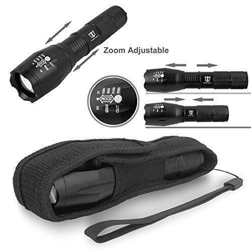 LED Fahrradbeleuchtung, Degbit® Fahrradlampe Fahrradlicht Set inkl. Frontlichter und Rücklicht, Halterung, Zoombarer Effekt, 900 Lumen,3 Licht-Modi für Berg-Radfahren, Camping und täglichen Gebrauch - 3