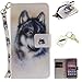 Produktbild Silikonsoftshell PU Hülle für Huawei Honor 8 (5,2 Zoll) Tasche Schutz Hülle Case Cover Etui Strass Schutz schutzhülle Bumper Schale Silicone case+Exquisite key chain X1#KE (4)